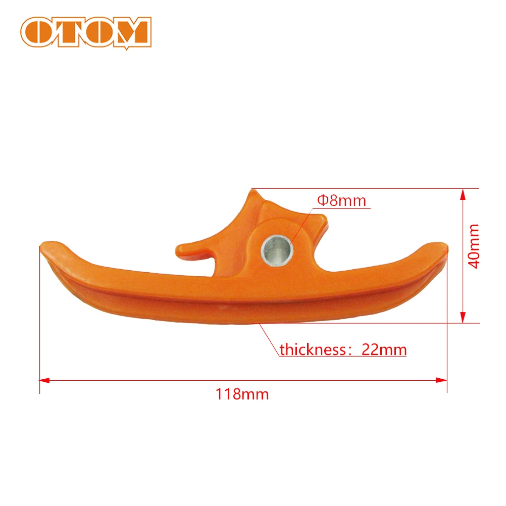 OTOM Swingarm Off Road Motorcycle Chain Slider Sliding Guide With Brake Hose Clamp For KTM SX SXF XC XCF 125 150 250 300 350 450