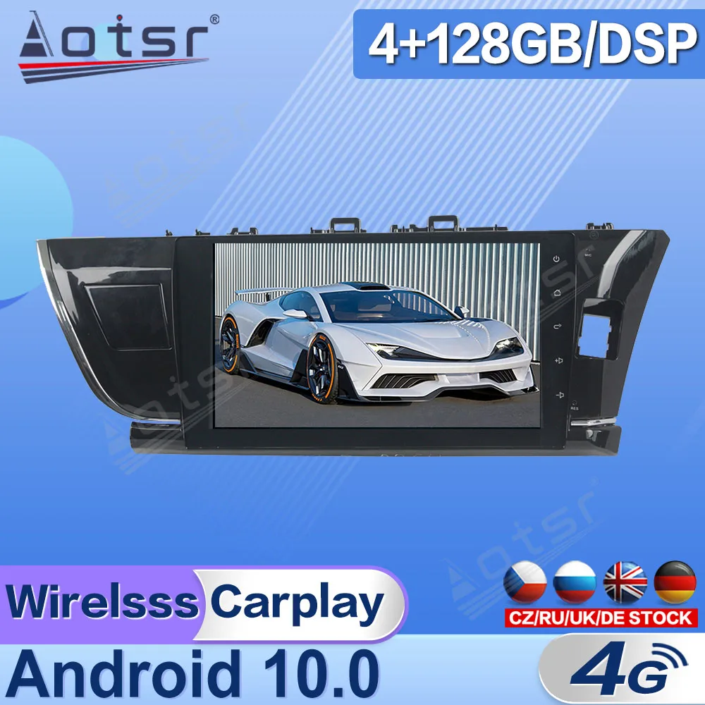 

Android For Toyota Corolla 2014 2015 - 2017 Tape Radio Recorder Auto Car Multimedia Stereo Player GPS Navi Head Unit No 2Din DPS