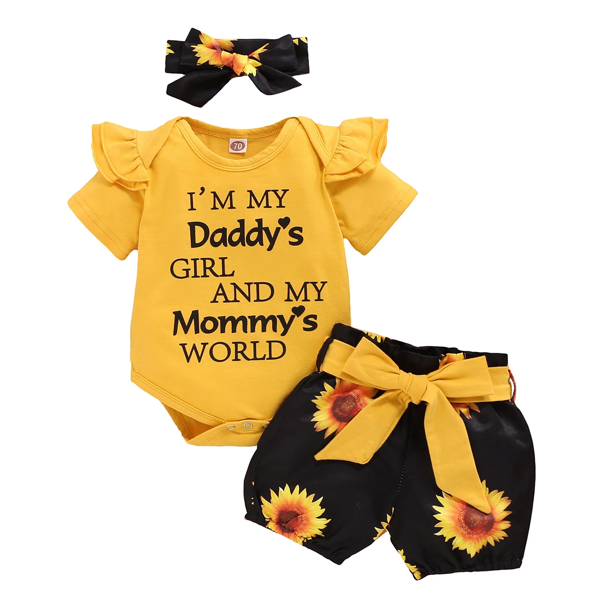 baby sunflower outfit