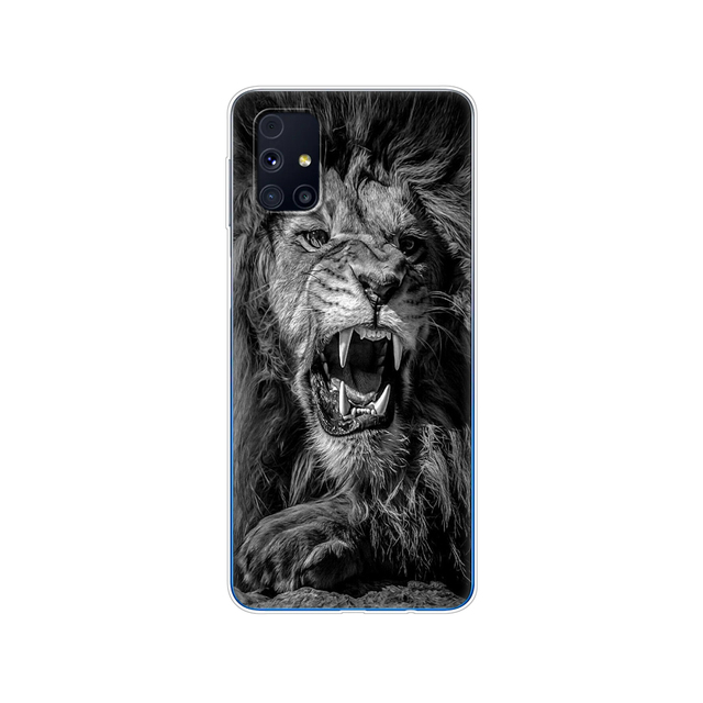 Samsung M31s Cases 6.5" Tpu Soft Silicon Back Phone Cover For Samsung Galaxy M31S GalaxyM31S M 31S m317f m317 Funda flower