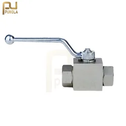 KHB-G1/4 KHB-G3/8 KHB-G1/2 3 Way High Pressure Ball Valve Applying In Hydraulic Oil System