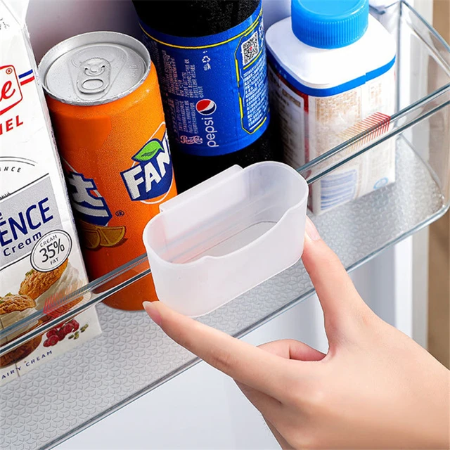 2pcs Mini Refrigerator Storage Box For Condiment Sachets