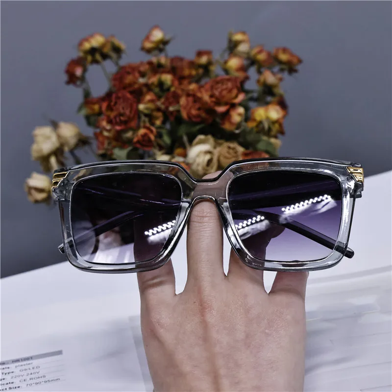 2022 Women's Oversized Square Sunglasses Retro Trend Frame Brand Desiger Shade Sun Glasses Popular Outdoor UV Protection UV400 square sunglasses Sunglasses