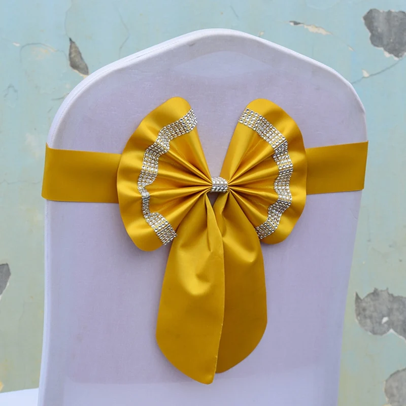 Новинка, пояс с бантом, пояс для стула, Noeud De Chaise Mariage, украшение на спинку стула, свадебные украшения для банкета, вечерние, рождественские