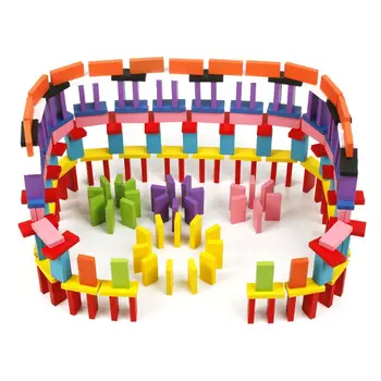 

Large 120-piece children's wooden educational toy F3ME