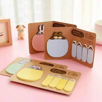 

Pad Bookmarks Creative Cute Animal Sticky Notes index Posted It Planner Stationery School Supplies Paper Stickers