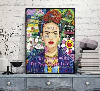 

hand painted creative graffiti pop art on Canvas for children's bedroom wall decoration