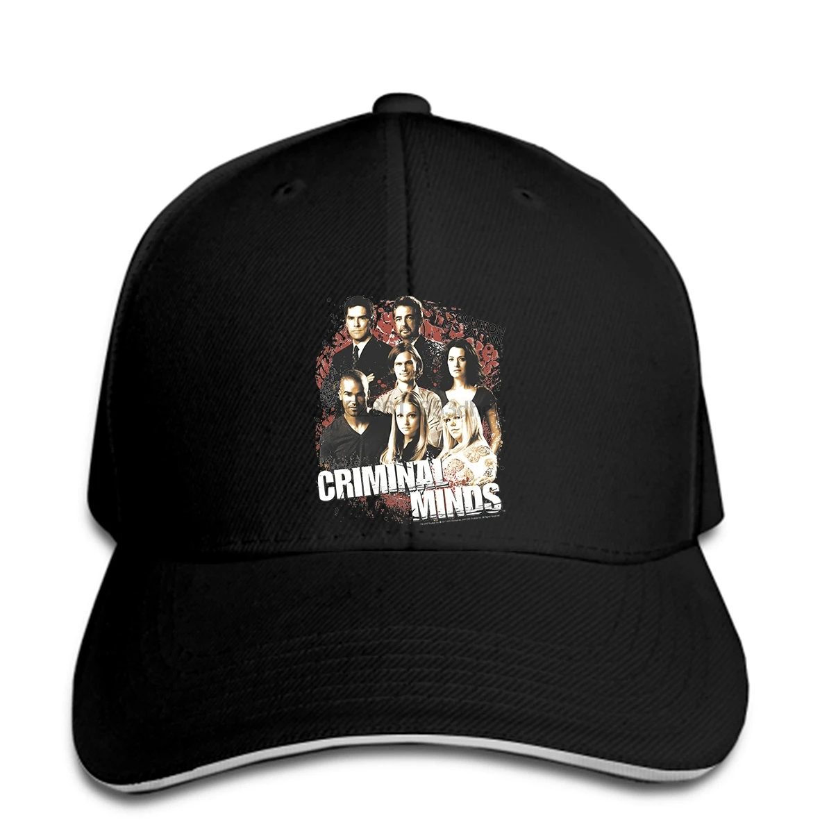 Criminal Minds ТВ-шоу Cast решение находится в бейсбольной Кепке snapback шляпа пиковая