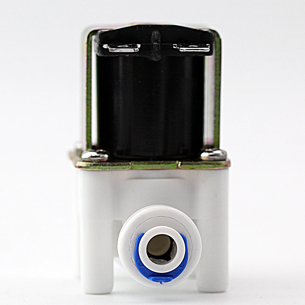 1/4" Solenoid Valve Quick Connect DC 12V Inlet Feed Water Valve for RO Reverse Osmosis Pure System