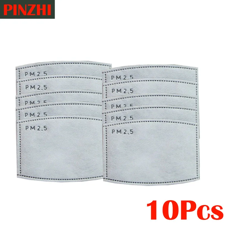 

Health Care Mask filter 10pcs/Lot PM2.5 Filter paper Anti Haze mouth Mask anti dust mask Filter paper