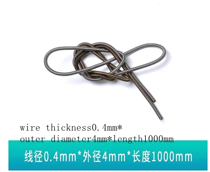1pcs Spring wire thickness 0.4-0.6mm long 1000mm with hook spring flexible steel spring