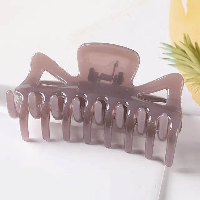 1PC Barrettes  Hair Claw For Women Acrylic Hairpins Hair Crab Claws Girls Make UP Washing Tool Accessories Women Hair Clips 2021 51