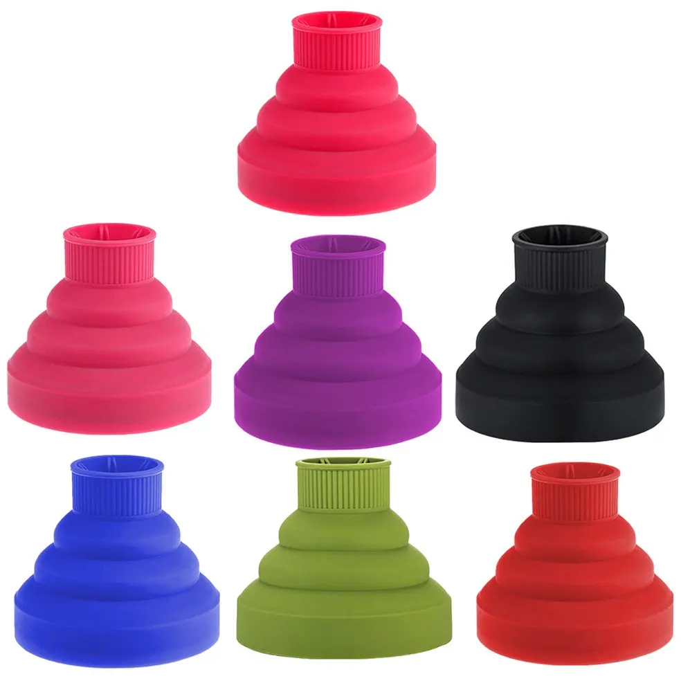 Складной капюшон силиконовый локон большой интерфейс телескопическая сушилка крышка
