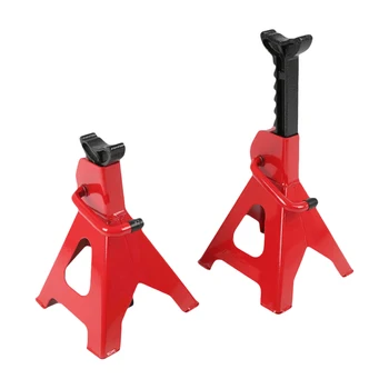 

1 Pair Steel Jack Stands 3 Ton Capacity Tire Changing Tool Adjustable Height for Car Repair Car Lift Tool Safety Tools