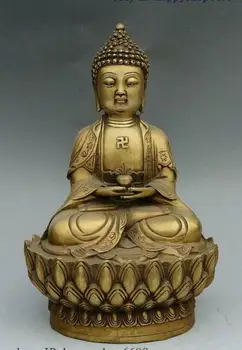 

Rare Chinese Buddhism Bronze Copper Shakyamuni Sakyamuni Tathagata Buddha Statue