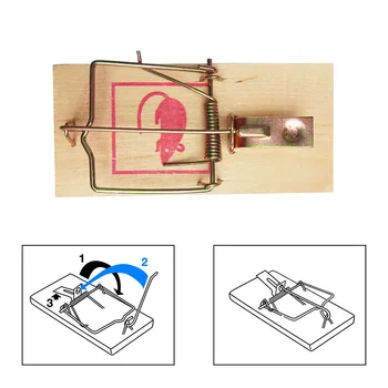 

Effective High Qulity Reusable Rat Catching Mice Mouse Traps Mousetrap Bait Snap Spring Rodent Catcher Pest Control Tool