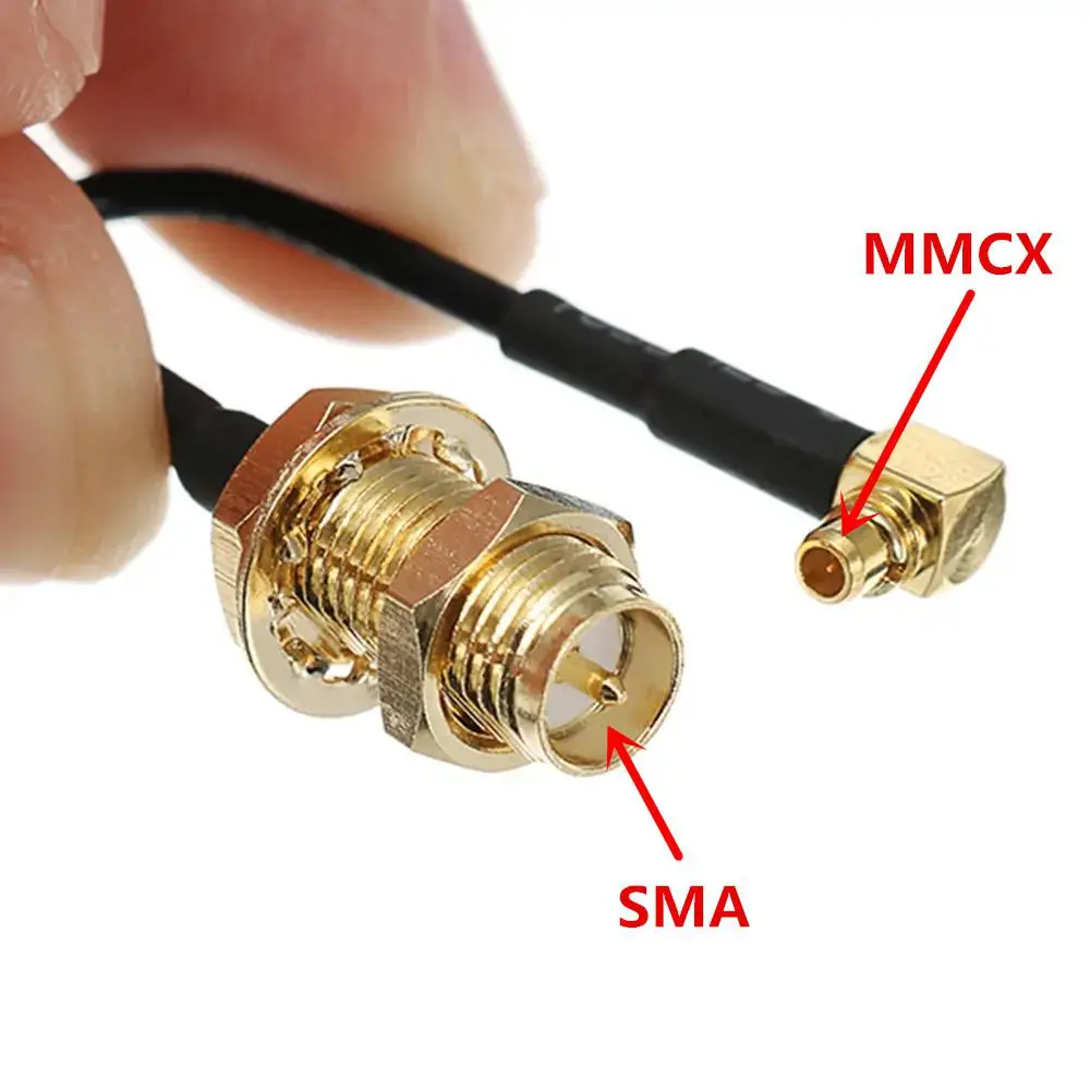 RCtown PandaRC MMCX к SMA/RP SMA соединительный кабель адаптера 70 мм для VT5804/Flytower|Детали и