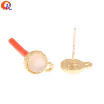 

Cordial Design 100Pcs 9*11MM Jewelry Accessories/Hand Made/Cat Eye Effect/Earrings Stud/DIY Jewelry Making/Earring Findings