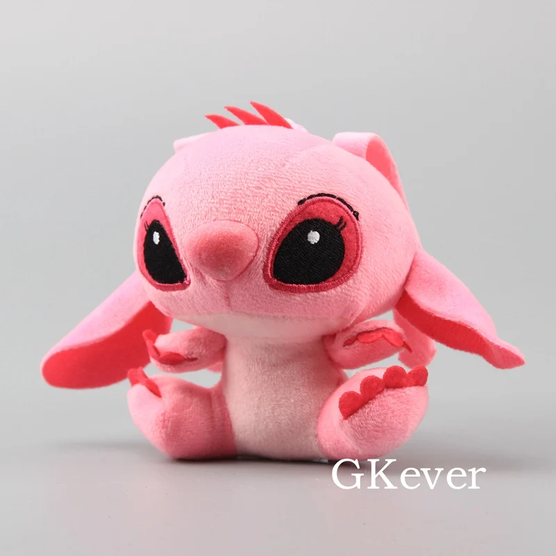 10 шт./партия Аниме Ститч брелок кулон Kawaii Ститч плюшевые игрушки Peluche Лило и Ститч Мягкая кукла для женщин подарок