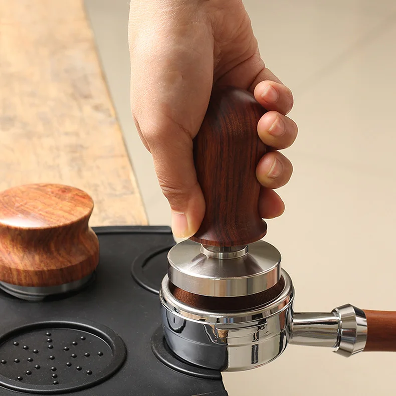 Calibrado Elastic Espresso Café Tamper, 30lb Mola