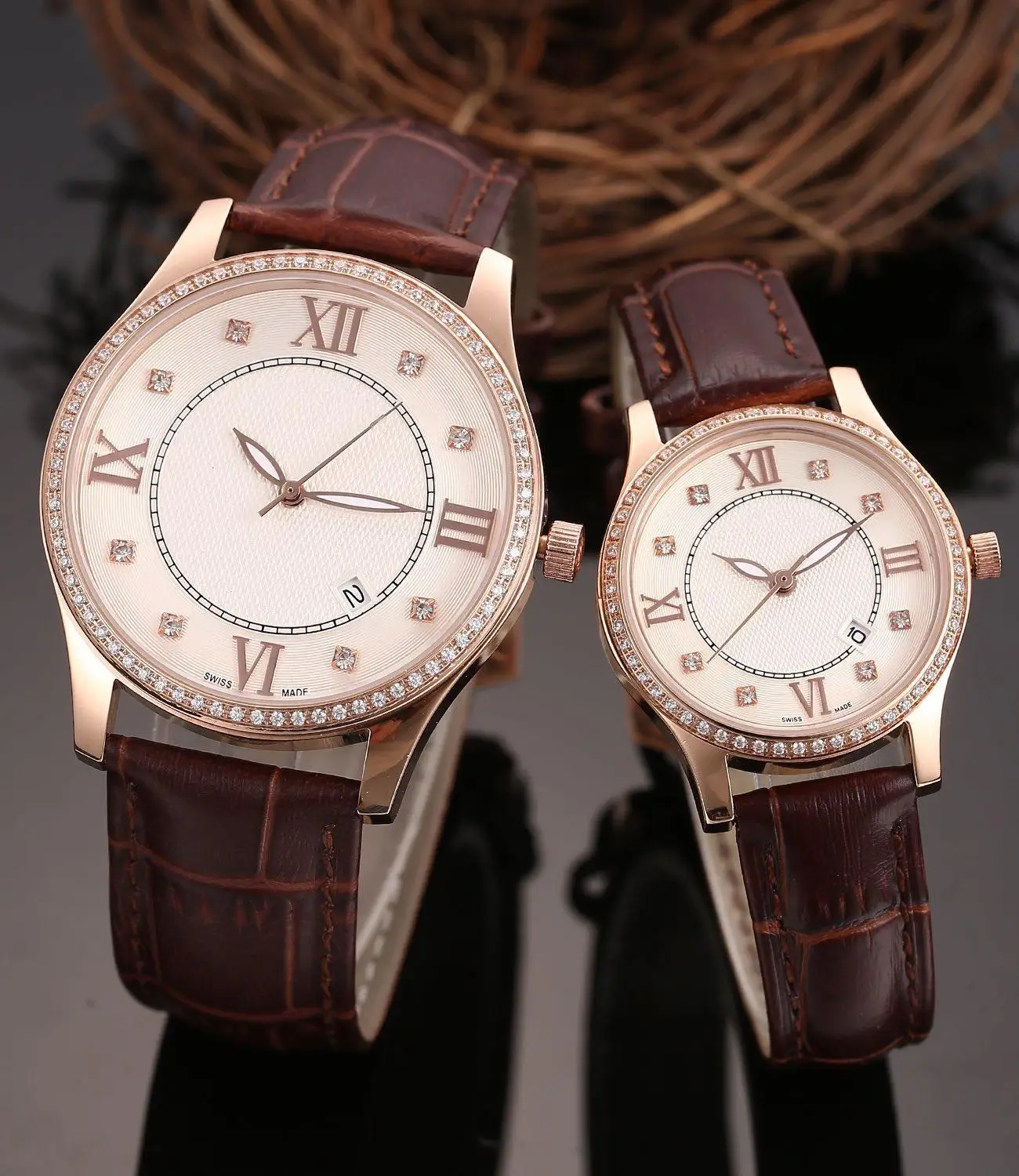 

Luxury Brand New Men Stainless Steel Automatic Mechanical Flyback Nylon Leather ETA 7750 Limited Watch Silver Rose Gold