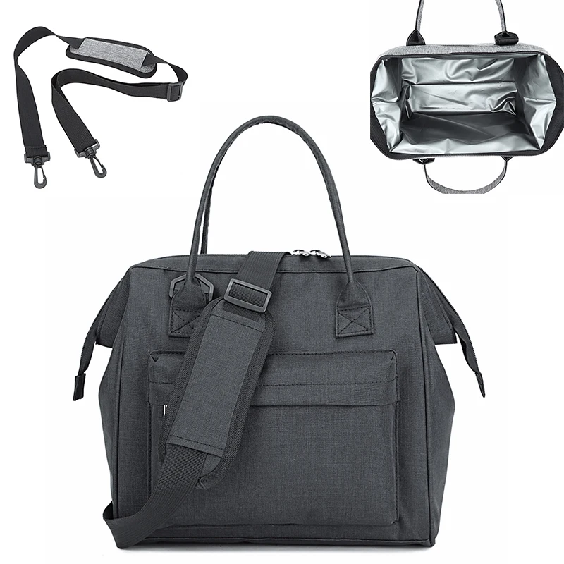 

Portable Insulated Lunch Bags Men Children Women Thermal Toe Bag Female Shoulder Handbag Water-resistant Food Picnic Carry Case