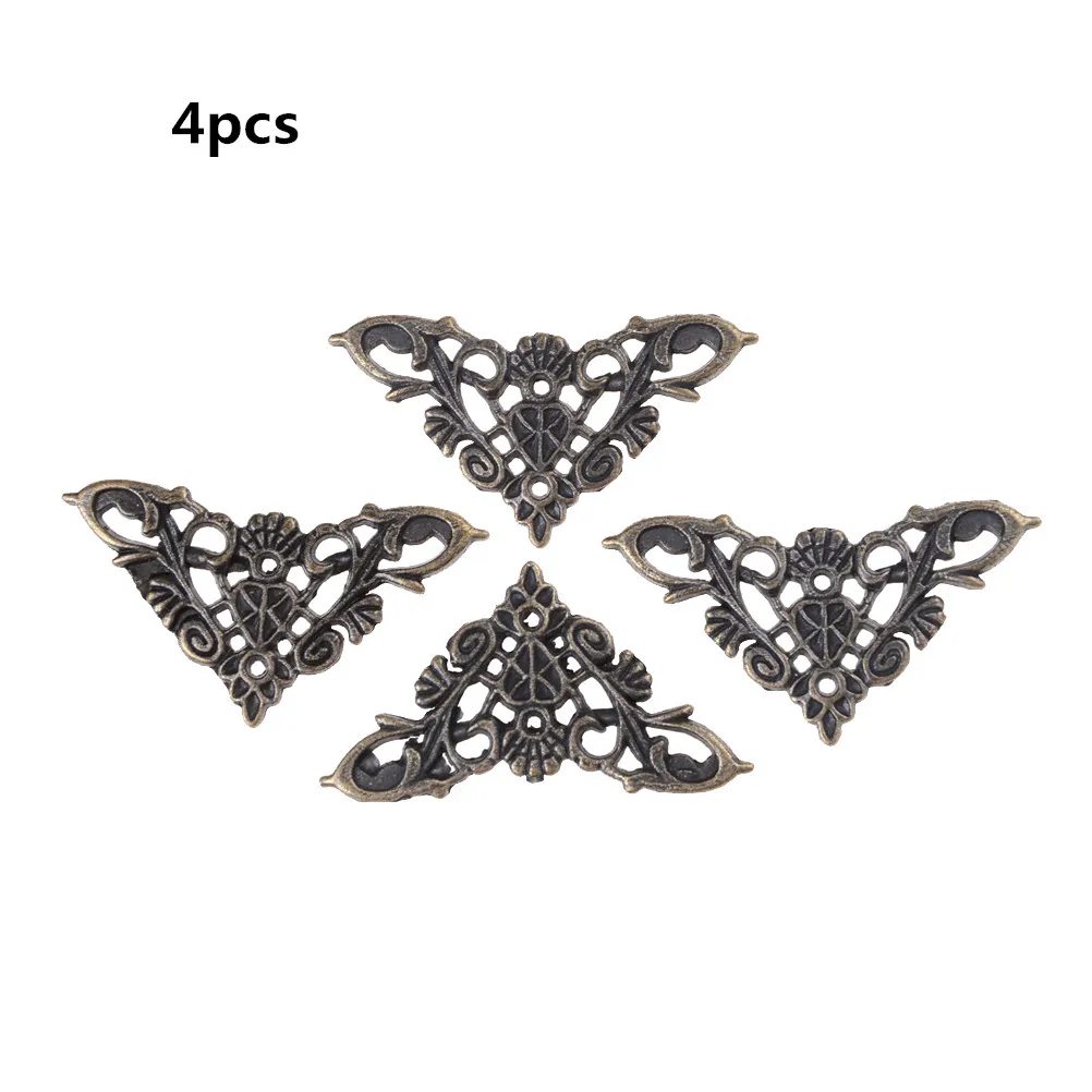 Metal Decorative Protectors Vintage Metal Book Corner Protector Cover 4Pcs for metal decorative protectors