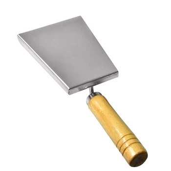 

Wooden Handle Beehive Shovel Bee Box Scoop Stainless Steel Honey Scraper Cleaner Beekeeping Clean Tool for Beeworking Use