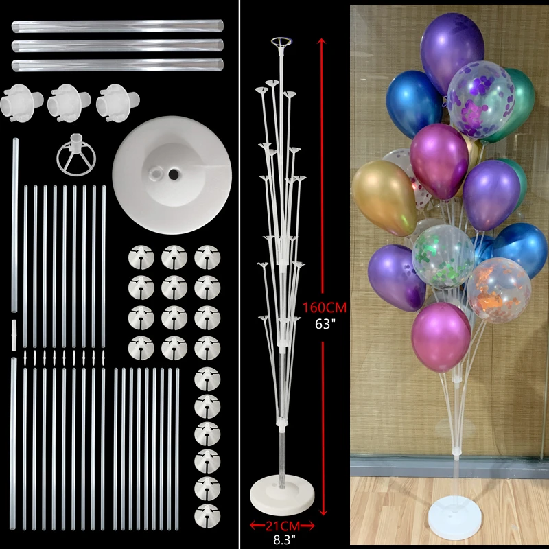 73/130/160cm Balloon Accessories Balloon Stand Column Balloon Holder Pump Birthday Party