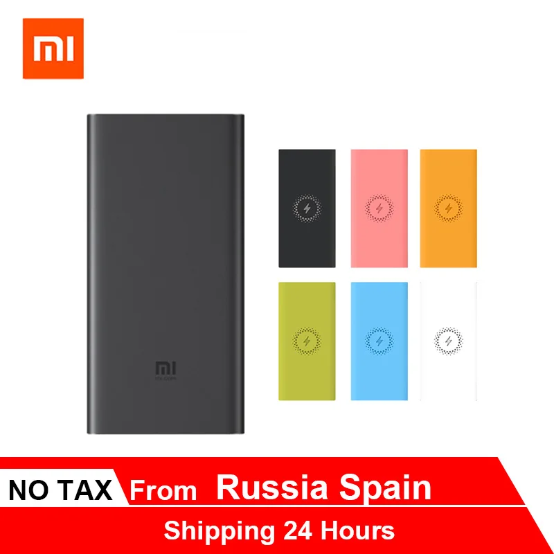 Xiaomi Mi, беспроводной внешний аккумулятор, 10000 мАч, PLM11ZM/WPB15ZM, Qi, портативный, быстрая зарядка, внешний аккумулятор для iPhone Xs MAX, samsung