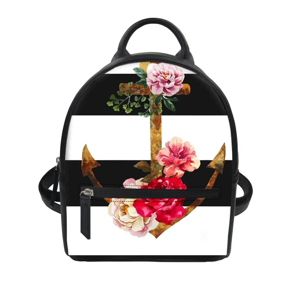 

Fashion anchor Print backpacks women bag large capacity women backpack school bag for teenage girls light ladies travel backpack