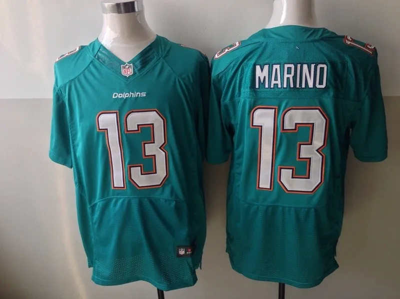 Stitiched, Майями s Cameron Wake Dan Marino DeVante Parker Dion Jarvis Landry Mike walles Ndamukong Suh Jersey - Цвет: Многоцветный