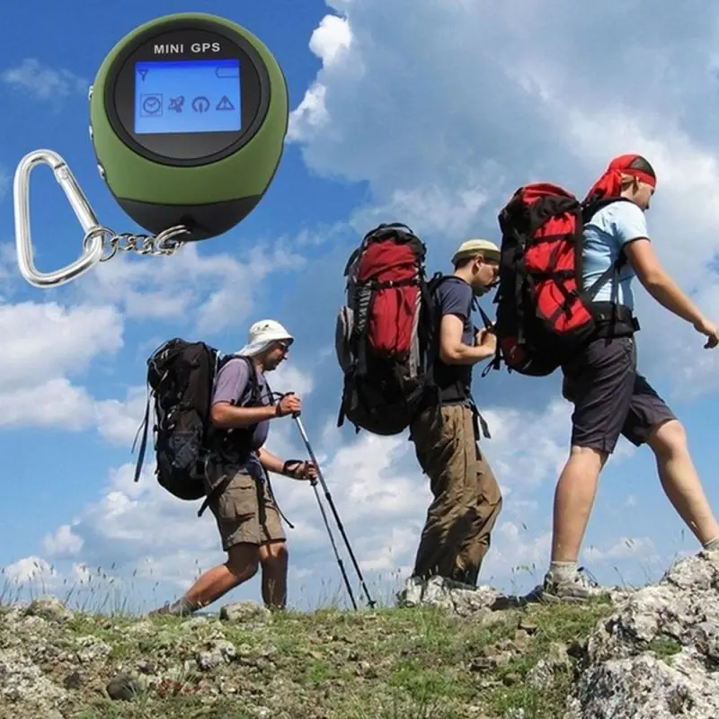 YASOKRO мини gps трекер отслеживатель навигационный приемник Ручной USB Перезаряжаемый с электронным компасом для путешествий на открытом воздухе