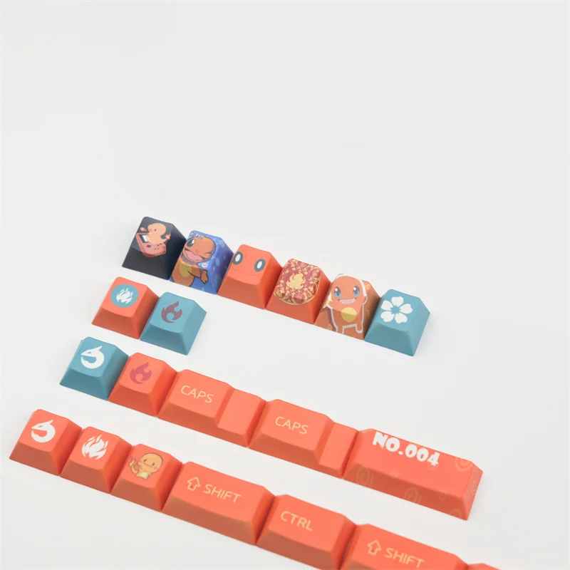 teclas pbt fogo pouco dragão keycap cherry perfil keycaps para cherry mx switch teclado mecânico