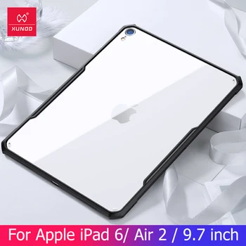 

For Ipad Case 9.7 Transparent Case Protective Tablet Cover With Airbag Bumper Kids Safe Lightweight For Ipad 6 Air 2 Case Xundd