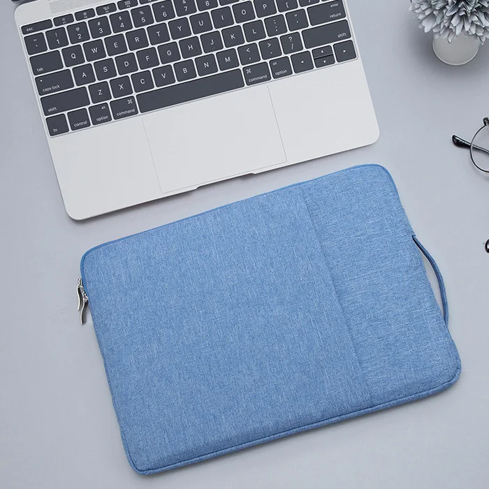 Waterproof Fabric Laptop Sleeve with Accessory Pocket