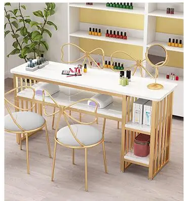 Manicure table single special offer simple manicure station net red double manicure table and chair set economical nail shop tab