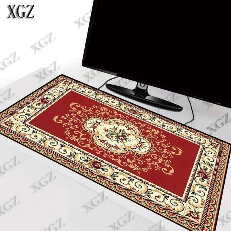 XGZ красные персидские ковры коврик для мыши замок края большой игровой Мышь