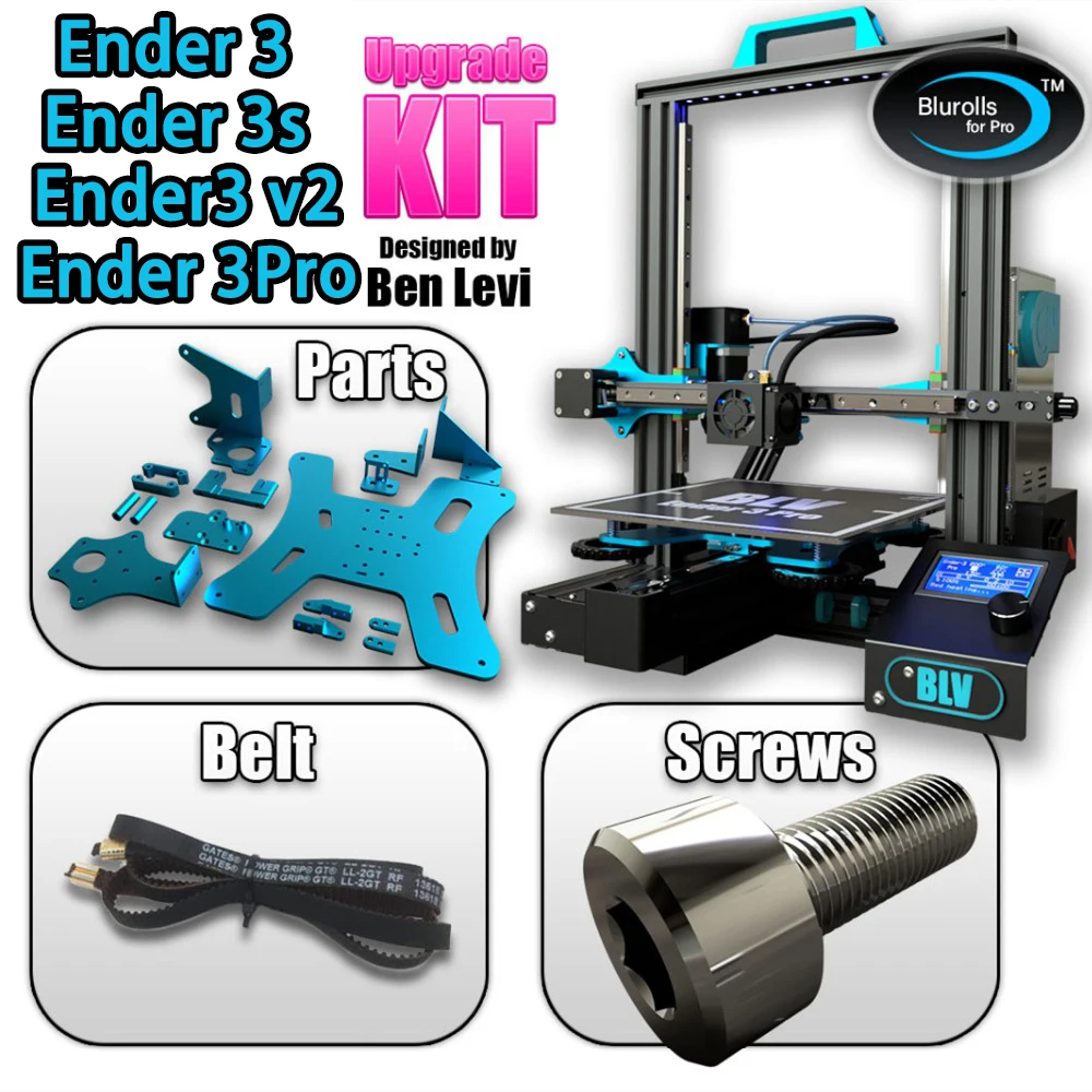 

Новый комплект для обновления 3D-принтера BLV Ender 3s Pro Ender3 V2, включая винты X/ybelt и линейные направляющие, аксессуары для 3D-принтера
