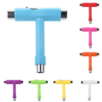 

Professional Longboard Screwdriver All in One Skate Tool Skateboards Longboard Multifunction Metal T-Tool Pocket Size