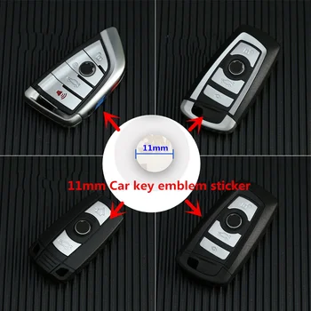 

2Pcs 11mm High-quality metal Car Remote Key Car key emblem sticker for M-BW G01 F11 F15 F31 F34 E36 E39 E46 E60 E87 E91 X3 X5 X6