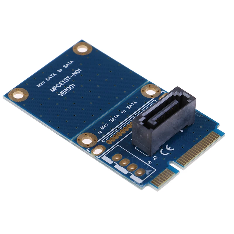 MSATA Mini PCI e Express SATA SSD слот к 7 контактному HDD конвертировать адаптер