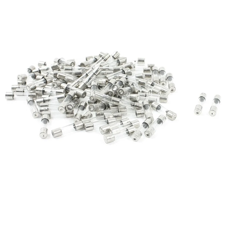 

100 Pcs Low Breaking Capacity 5 x 20mm Fast Blow Glass Tube Fuses 4A 250V