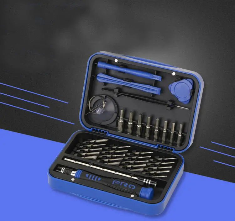 36 in 1 multifunctional S2 screwdriver set for Apple mobile phone glasses and watch maintenance tool