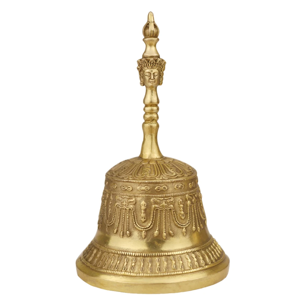 1.5 Inch Hztyyier Brass Hanging Bell Hand Hold Bell Buddhism Supplies FengShui Mascot Buddism Taoist Craft Art 1.5 Inch Hztyyier Brass Hanging Bell Hand Hold Bell Buddhism Supplies FengShui Mascot Buddism Taoist Craft Art