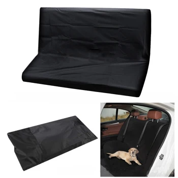 

Bench Car Seat Cover Protector Black Waterproof Universal Car Rear Bench Cover