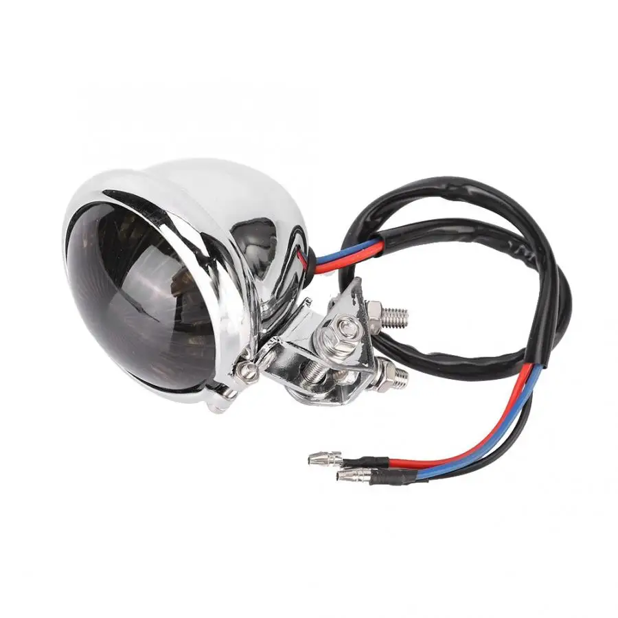 

Universal Motorcycle Electroplate LED Taillight Brake Stop Light motorcycle modification parts