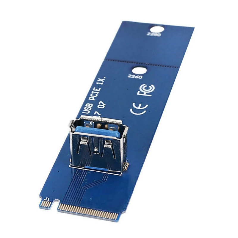 M.2 к Usb3.0 Pci-E 16X слот Riser Card Vga кабель расширения линия синий