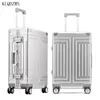 KLQDZMS 20’’24’’26’’29 Inch All Aluminum Alloy Fashion Business Suitcase   Removable Lining Retro Travel Trolley Luggage Bag ► Photo 2/6