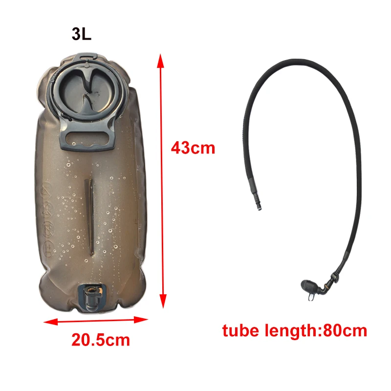 Военная уличная сумка для воды 2L 2.5L 3L из ТПУ, спортивная система для альпинизма, гидратации, походная сумка для выживания, рюкзак